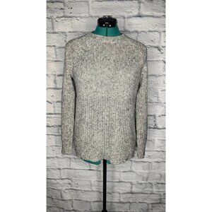 BANANA Republic Womens Italian Knit Sweater Gray Long Sleeve Crew Neck XS